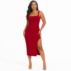 Nahtloses Bodycon-Kleid mit atmungsaktivem Netzfutter Curvay