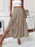 Women's Maxi Floral Skirt
