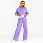 Damen Freizeit-Trainingsanzug-Set | 2-teiliges Lounge-Set