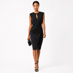 Women’s Sleeveless Midi Cocktail Dress | Elegant Party & Evening Dress