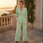 Women's Two-Piece Suit with Tie | Confidence and Effortless Elegance