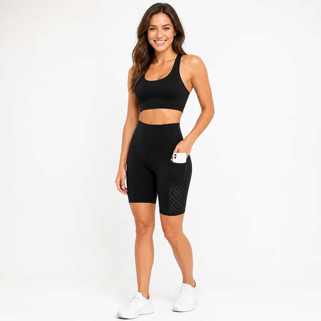 High-Waist Leggings Damen blickdicht – Yoga & Alltag Formend