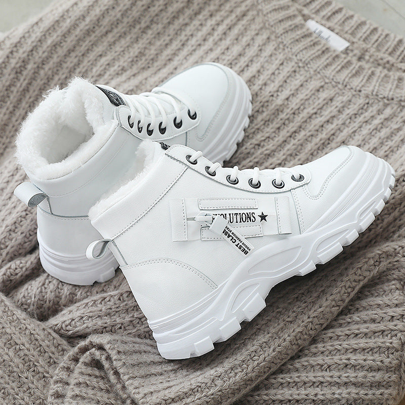 Women’s Fur-Lined Chunky Winter Sneakers