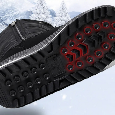 Waterproof snow boots with zipper for Women