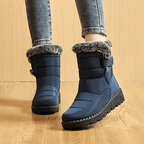 Winterstiefel für Damen Neue lange Plüsch-Schneestiefel Damen Plateau-Stiefeletten Warme Schuhe