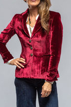 Women's Slim Fit Blazer Jacket | Single Button Classic Style