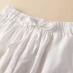 Women's Drawstring Waist Lace Trim Shorts