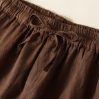 Women's Drawstring Waist Lace Trim Shorts