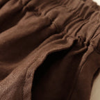 Women's Drawstring Waist Lace Trim Shorts