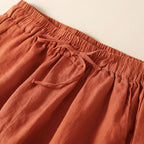 Women's Drawstring Waist Lace Trim Shorts