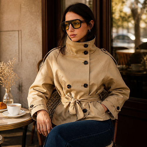 Klassischer leichter Herbstmantel | Leichte Herbstjacke
