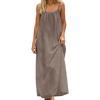 Maxikleid mit offenem Rücken für den Sommer – Leicht und luftig für Damen