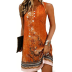 Geblümtes Midi-Sommerkleid – Leichte Spitze für Damen