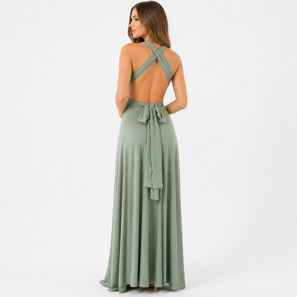 Wickelkleid mit verstellbaren Trägern | Lässiges Boho Sommerkleid