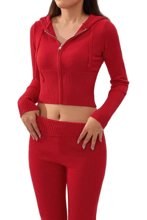 Schickes Hoodie- und Hosen-Set für Damen