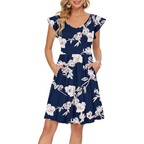 Petals Midi-Sommerkleid – Leicht für Damen