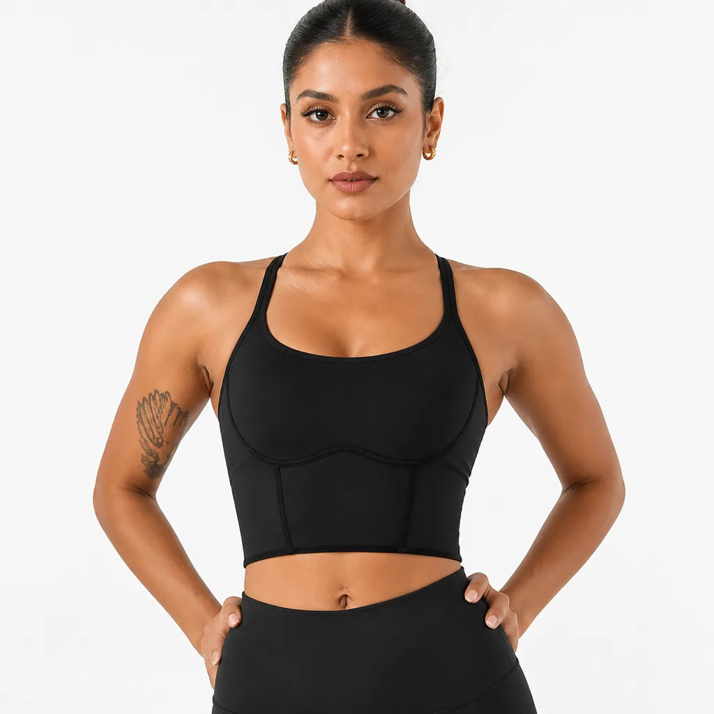 Radlerhose Damen High Waist – Sport Shorts mit Handytasche