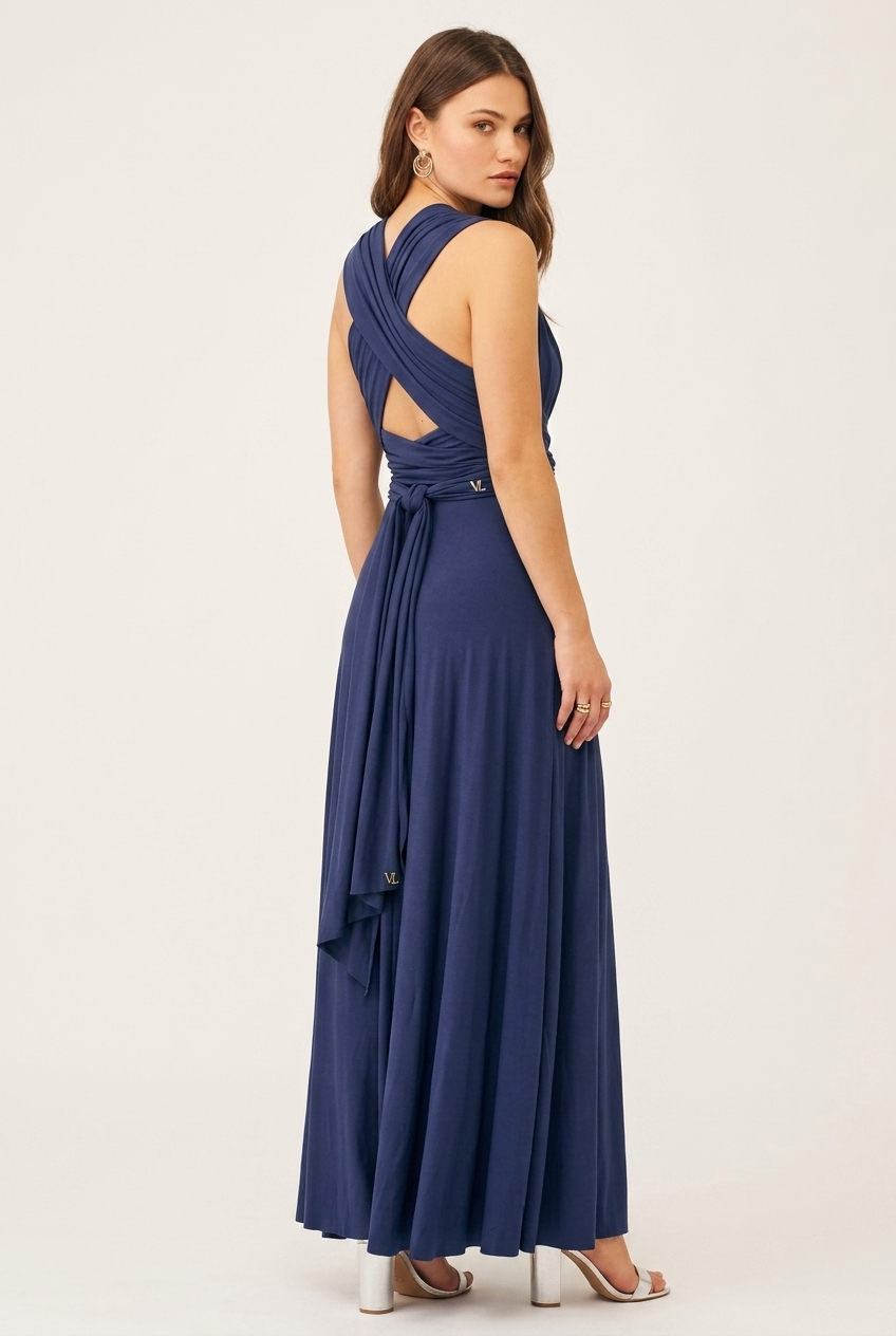 Wickelkleid mit verstellbaren Trägern | Lässiges Boho Sommerkleid