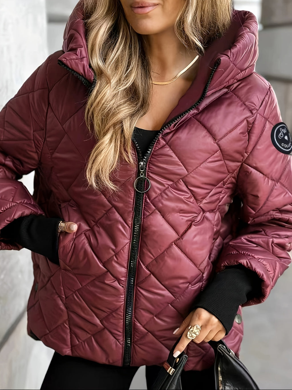 Women’s Quilted Hooded Jacket