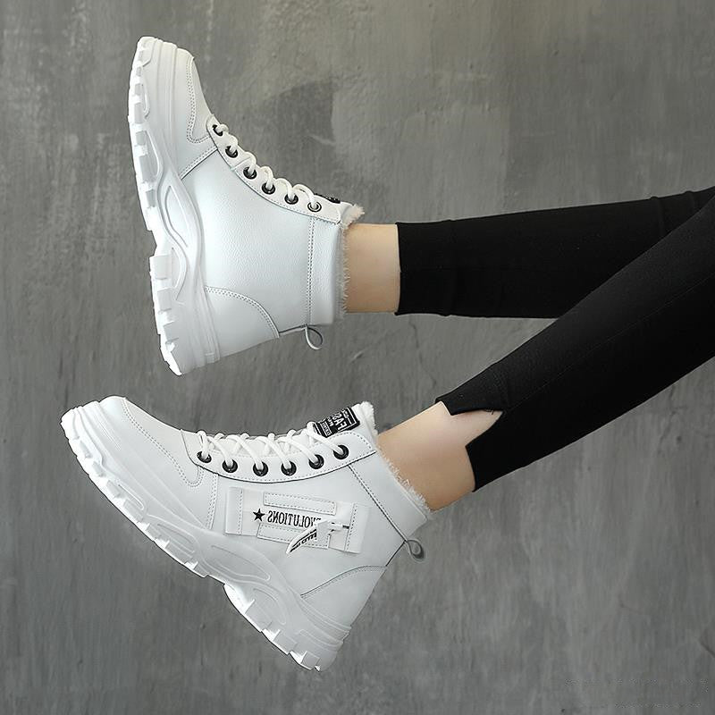 Women’s Fur-Lined Chunky Winter Sneakers
