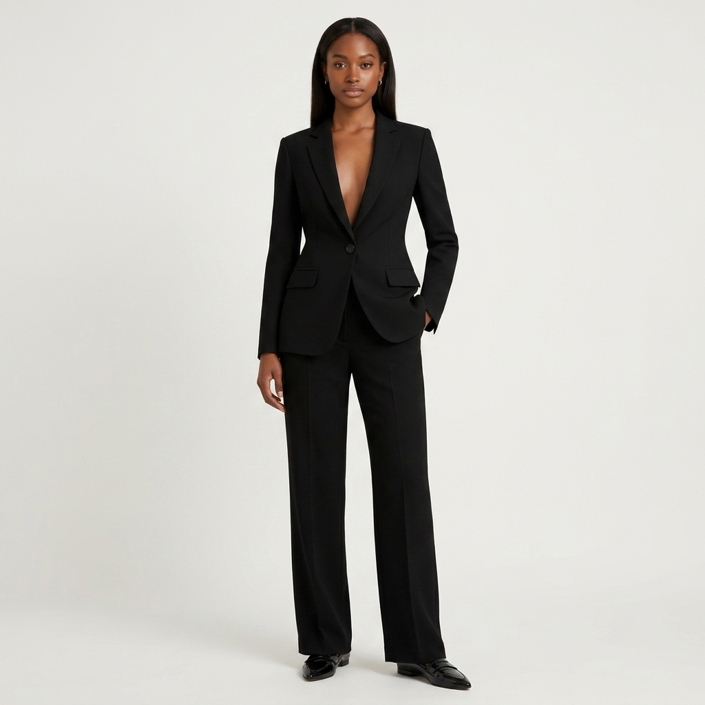 Damen Blazer- und Hosenanzug mit klassischer Linie | Stil, der nie aus der Mode kommt
