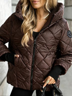 Women’s Quilted Hooded Jacket