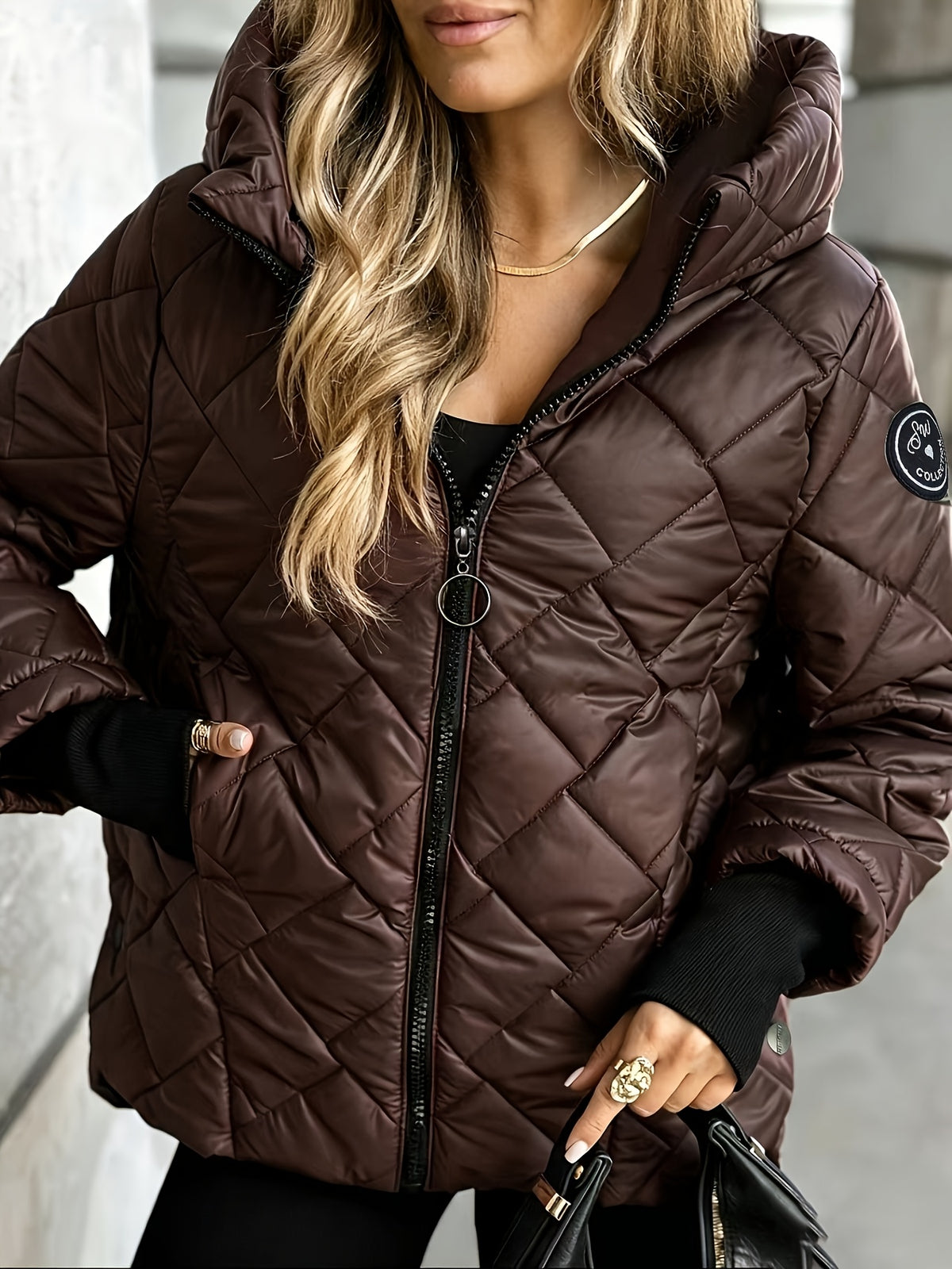 Women’s Quilted Hooded Jacket
