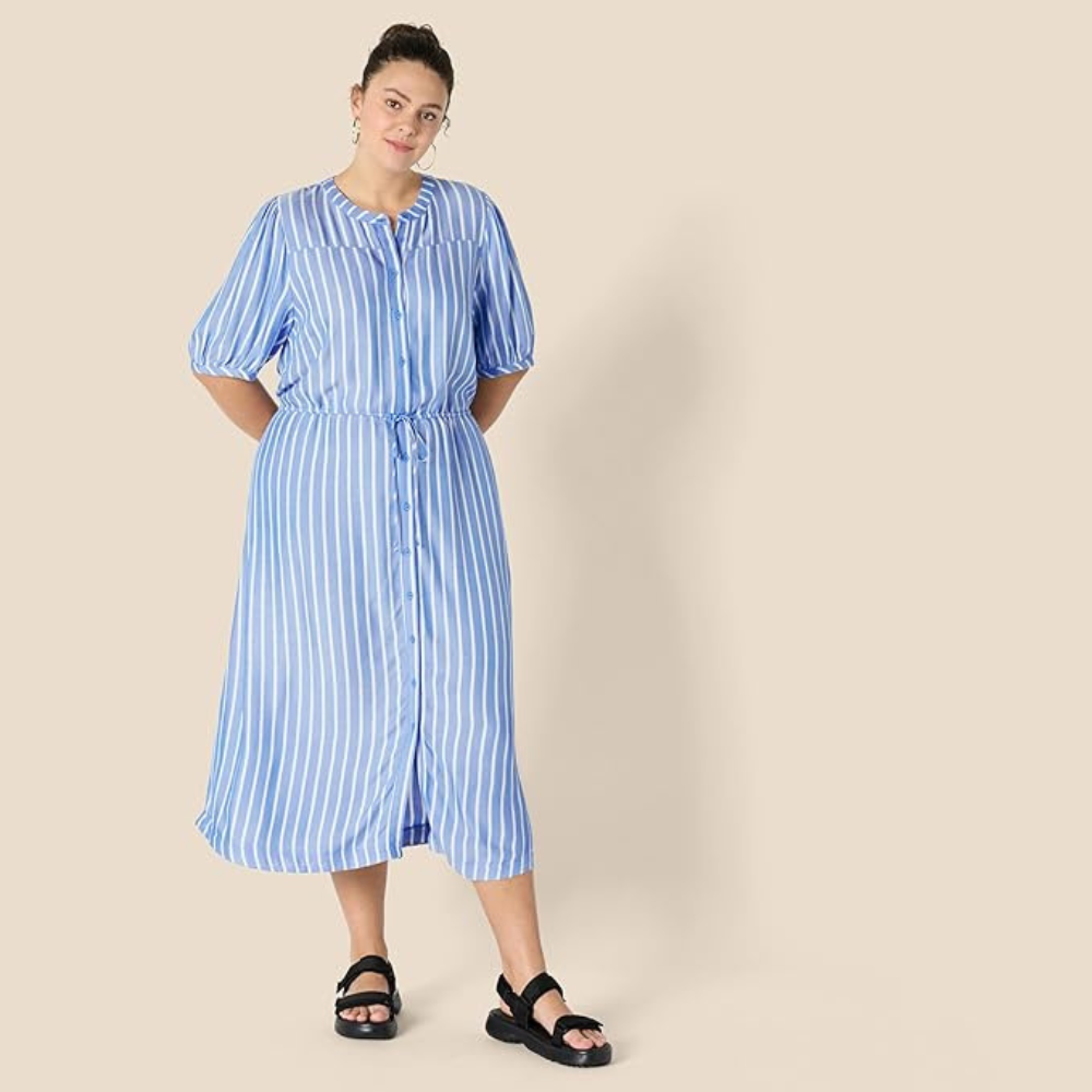 Sunlit Swing Summer Dress – Lightweight Relaxed Fit for Women