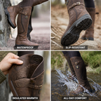 Elegante, wasserdichte Damenstiefel | Warme Outdoor-Stiefel