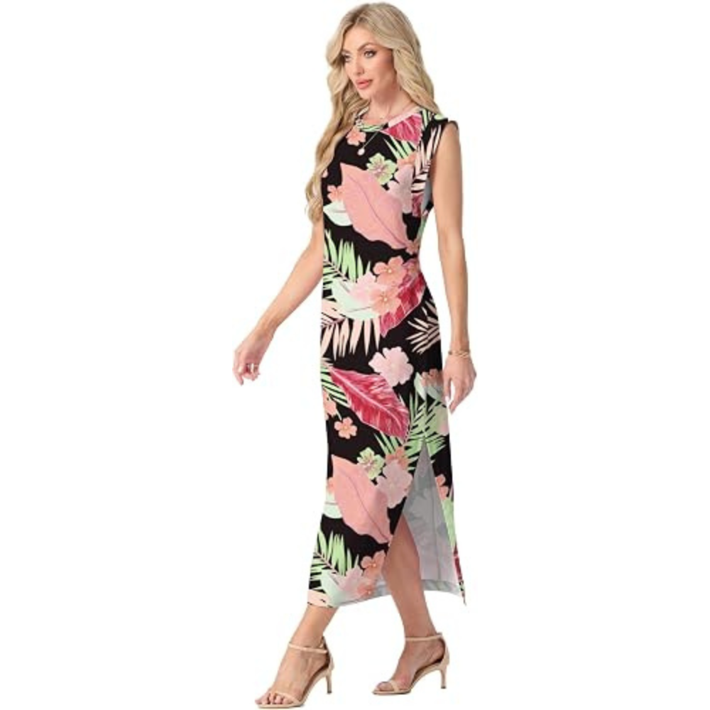 Samt-Maxikleid für den Sommer – leicht, figurfreundlich für Damen