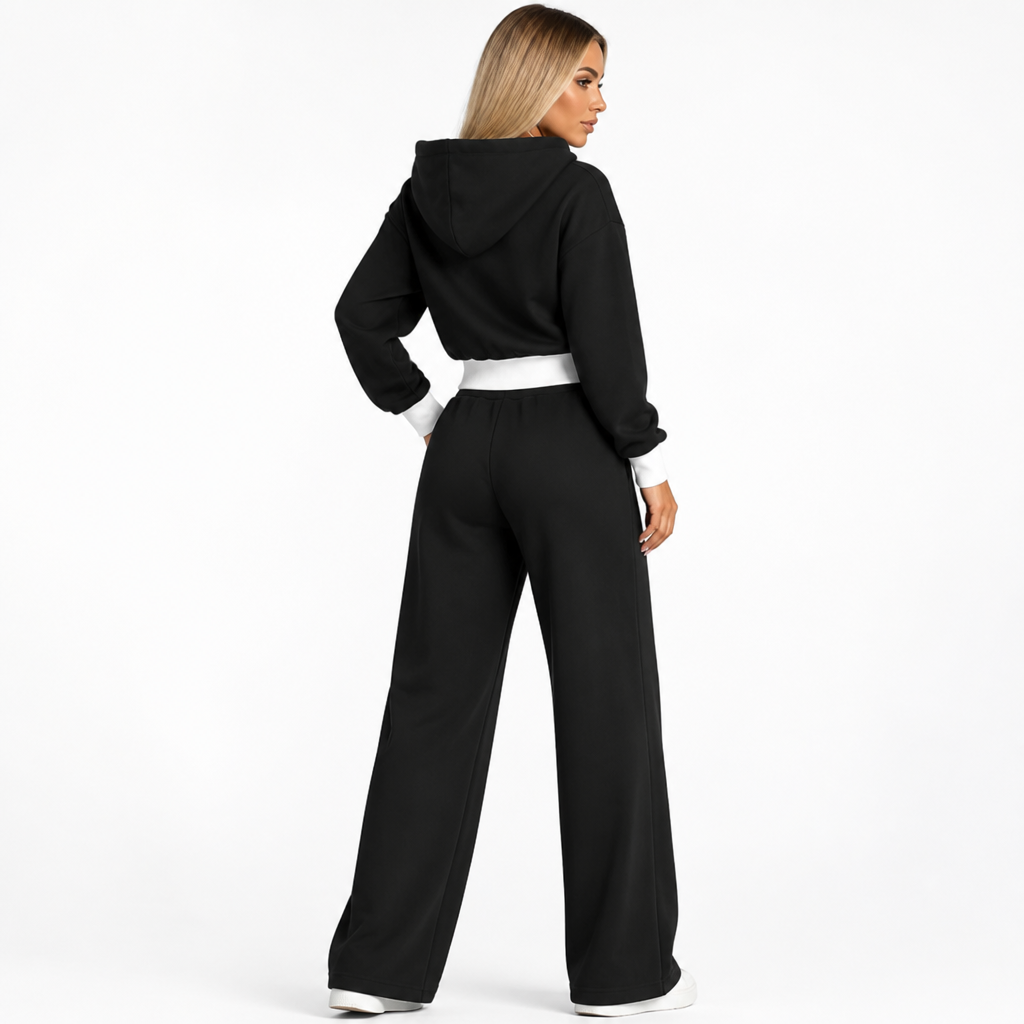 Damen Freizeit-Trainingsanzug-Set | 2-teiliges Lounge-Set