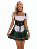Dirndl Damen Oktoberfest Kleid | Bayerisches Trachtenkleid | Curvay | Oktoberfest Outfit, Wiesn, Partykleid, festlich