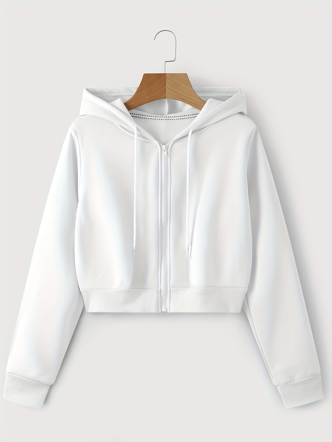 Damen Freizeit Kapuzenjacke mit Reißverschluss – Langarm | Kapuzenpullover, Kapuzen-Sweatshirt