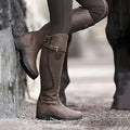 Waterproof Autumn Riding Boots with Non-Slip Sole and Cushioned Insole | Perfect for All Weather Conditions - Dark Brown