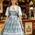 Oktoberfest Kostüm Damen Dirndl | Trachtenkleid mit Spitze | Dirndl Kostüm, Wiesn Outfit,