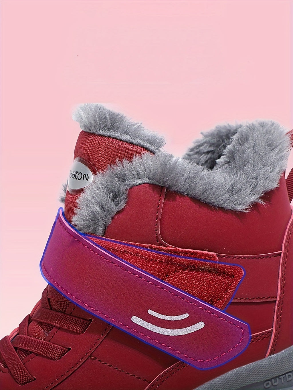 Damen warme Schneestiefel, rutschfeste, hohe Winter-Wanderstiefel mit weichem Futter für Outdoor