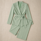 Women's Two-Piece Suit with Tie | Confidence and Effortless Elegance