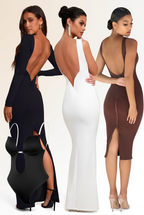 Rückenfreier, unsichtbarer Body für Damen | Nahtloser Body Shaper