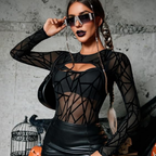 Sweetheart Mesh Bodysuit – Festival-Outfit-Dessous für Damen