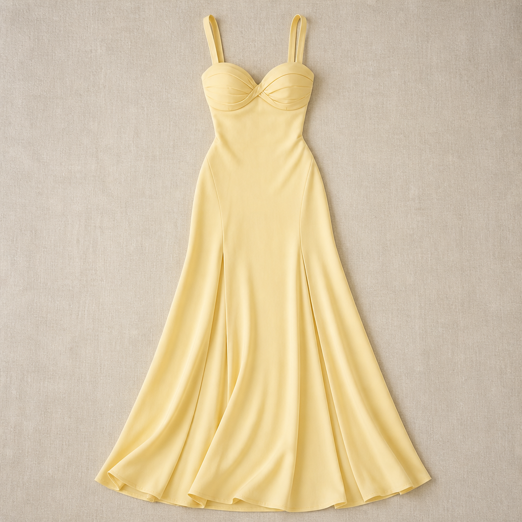 Elegant Silhouette Maxi Dress | Wedding Guest Dress