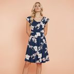 Petals Midi-Sommerkleid – Leicht für Damen