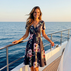 Klassisches Wickel-Sommerkleid – leicht mit Taschen für Damen