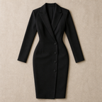 Elegantes Marineblaues Damenkleid | Schicke Abendmode