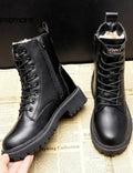 Women's Winter Boots with Insulation, Zipper and Non-Slip Sole for Cold Winter Months