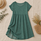 Lightweight Vintage-Inspired Summer Dress for Sunny Days - Curvay