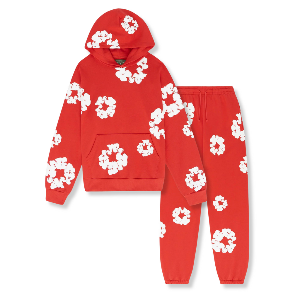 Boho Blumen-Freizeit-Set | Weiche Freizeitkleidung