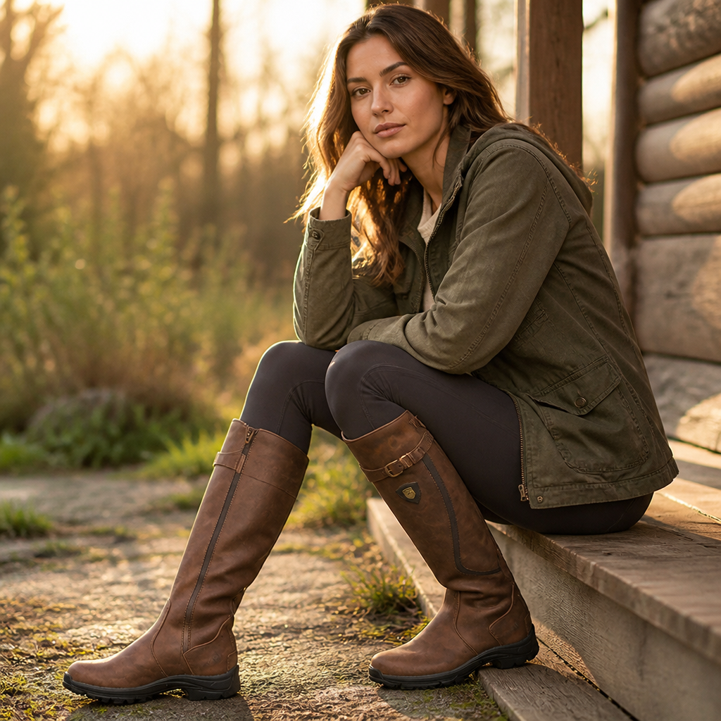 Elegante, wasserdichte Damenstiefel | Warme Outdoor-Stiefel