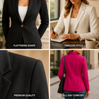 Klassische taillierte Jacke für Damen | Elegante Bürojacke für jeden Tag