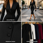 Elegantes Marineblaues Damenkleid | Schicke Abendmode