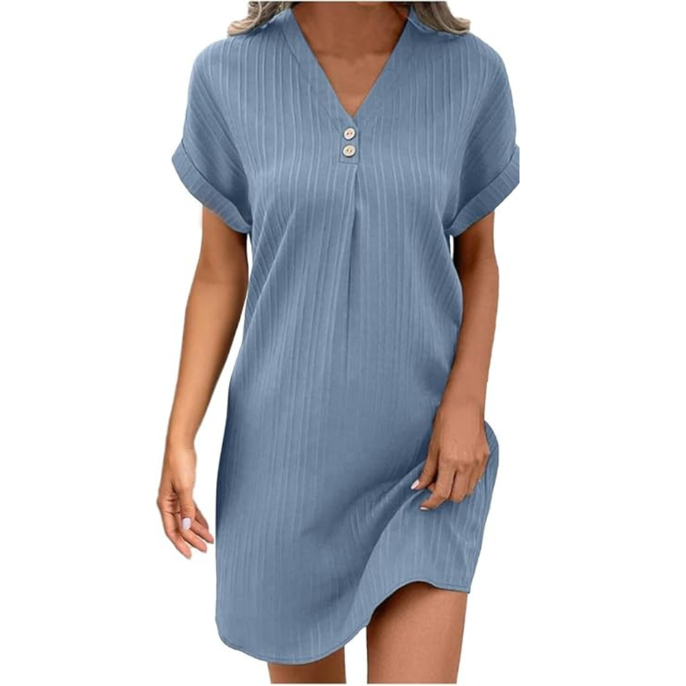 Luftiges Leinen-Sommerkleid – Leichte Spitze für Damen